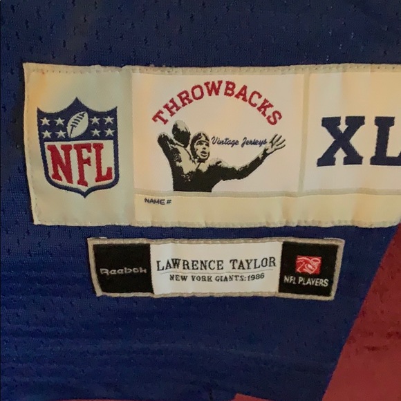 Throwback LT Giants Jersey - Picture 2 of 3